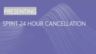 What is 24 hour cancellation of Spirit Airlines?