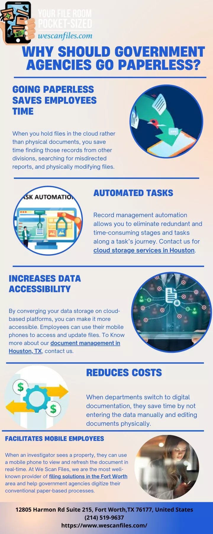 why should government agencies go paperless going