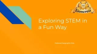 exploring stem in a fun way