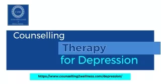 Counselling therapy for depression.