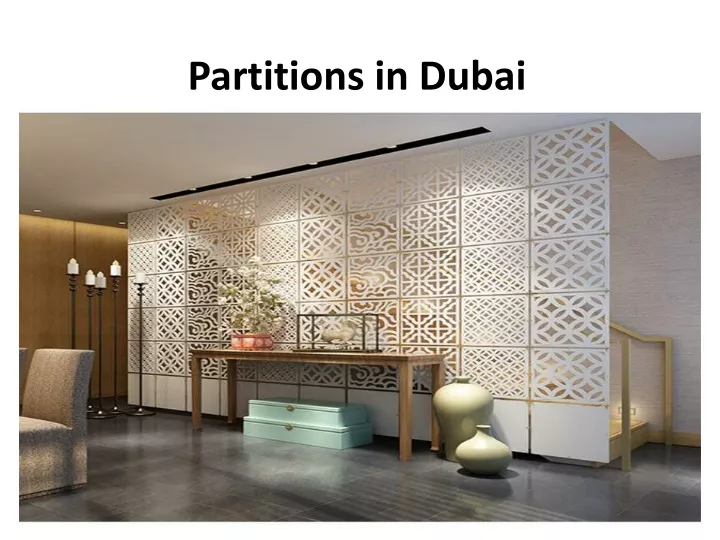 partitions in dubai