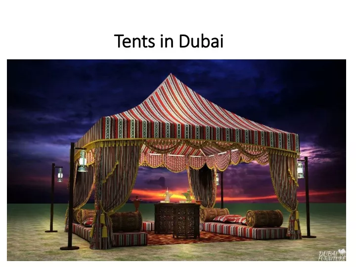 tents in dubai