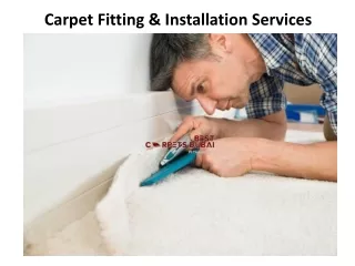 carpet fitting installation services