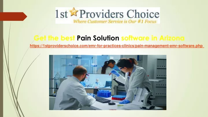 get the best pain solution software in arizona