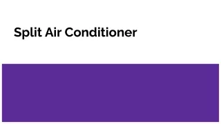 split air conditioner