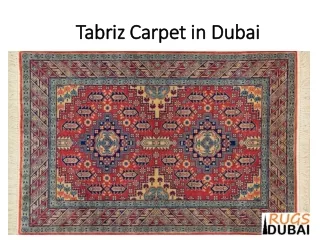 tabriz carpet in dubai