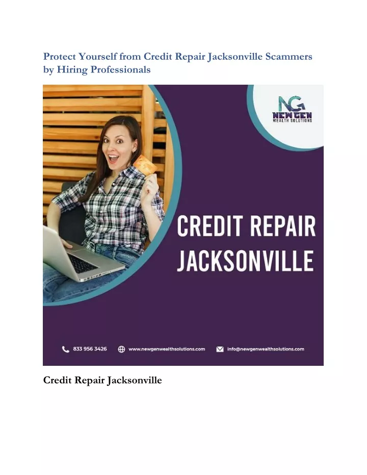 protect yourself from credit repair jacksonville