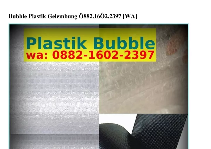 bubble plastik gelembung 882 16 2 2397 wa