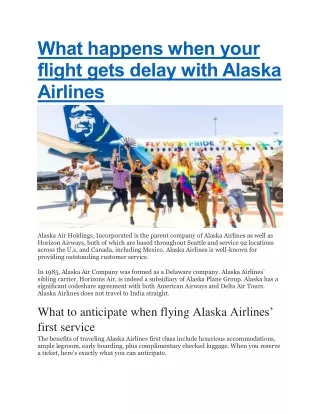 what happens when your flight gets delay with