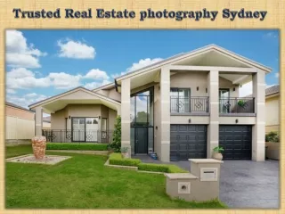 Trusted Real Estate photography Sydney