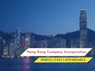 Incorporate a Hong Kong Company-Professional Company Formation Services