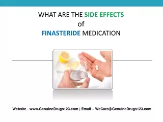 what are the side effects of finasteride