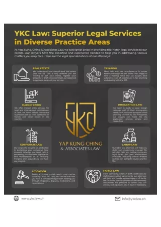 YKC Law Superior Legal Services in Diverse Practice Areas