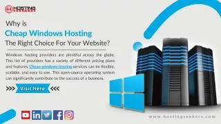 why is cheap windows hosting