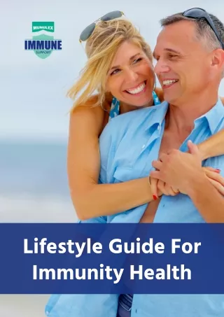 Lifestyle Guide For Immunity Health