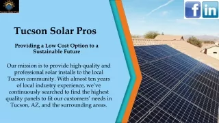 Best Quality Solar Panel - Tucson Solar Pros