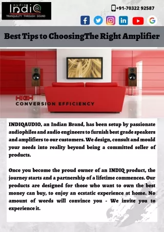 Best Tips to Choosing The Right Amplifier | IndiqAudio