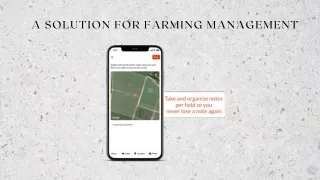 a solution for farming management