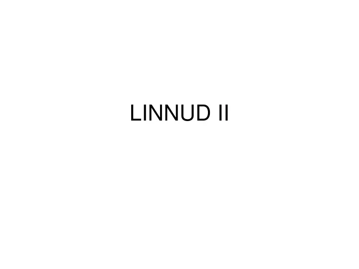 linnud ii