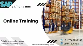SAP S4HANA MM Online Training By Real-Time Consultant