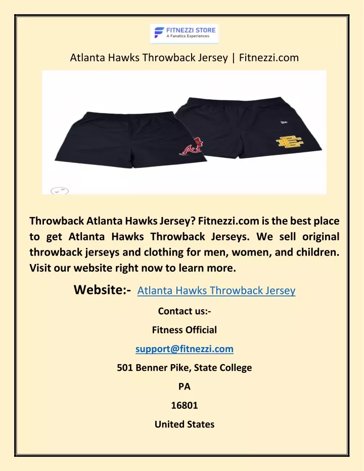 atlanta hawks throwback jersey fitnezzi com