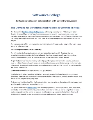 softwarica college