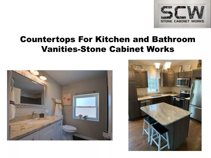 countertops for kitchen and bathroom vanities