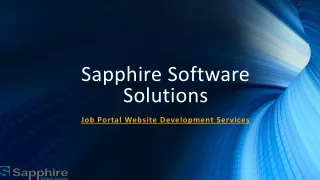 sapphire software solutions
