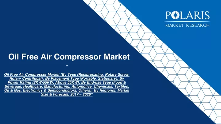 oil free air compressor market