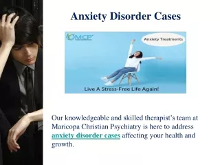 Anxiety Disorder Cases