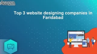 Top 3 Website Designing Companies in Faridabad