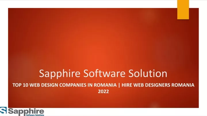 sapphire software solution