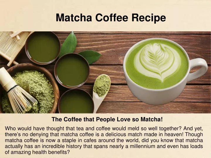 matcha coffee recipe