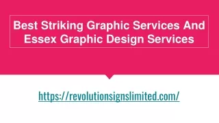 Best Striking Graphic Services And Essex Graphic Design Services