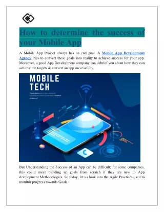 how to determine the success of your mobile app