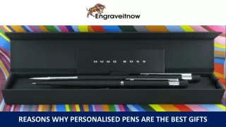 reasons why personalised pens are the best gifts