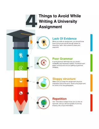 things to avoid while writing a university