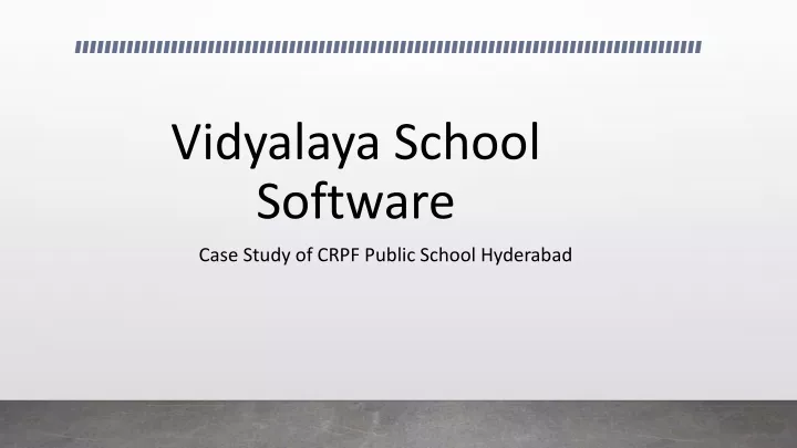 vidyalaya school software