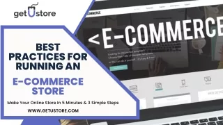 Best Practices for Running an E-commerce Store