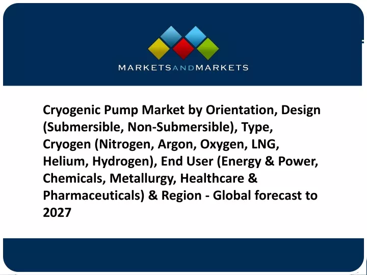 cryogenic pump market by orientation design