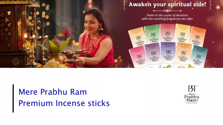 mere prabhu ram premium incense sticks