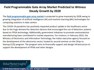 field programmable gate array market predicted