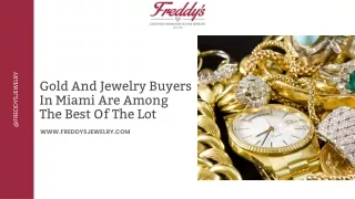 Diamond Buyers In Miami Possess A Skill Set Like No Other