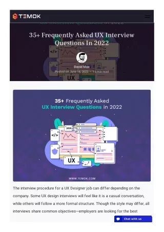 35 frequently asked ux interview questions in 2022