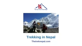 Trekking in Nepal