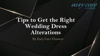 Tips to Get the Right Wedding Dress Alterations