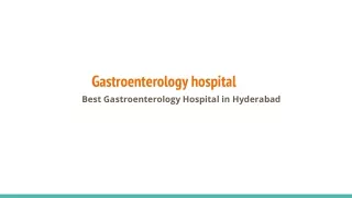 Gastroenterology hospital in hyderabad