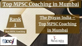 Top MPSC Coaching in Mumbai