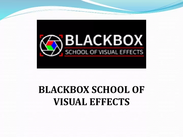 blackbox school of visual effects