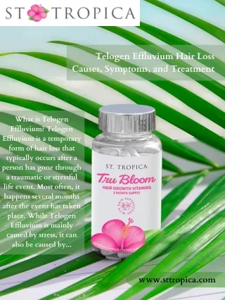 Best Hair Mask Treatment for Men's Hair Loss At ST.TROPICA